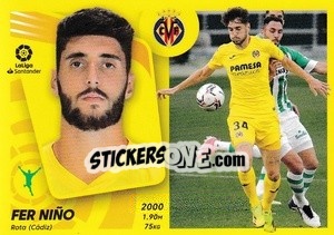 Sticker Fer Niño (20B) - Liga Spagnola 2021-2022 n. 603 - Colecciones ESTE