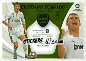 Cromo Cristiano Ronaldo - Real Madrid (6) - Liga Spagnola 2021-2022 - Colecciones ESTE