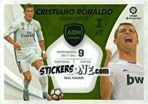 Sticker Cristiano Ronaldo - Real Madrid (6) - Liga Spagnola 2021-2022 n. 616 - Colecciones ESTE
