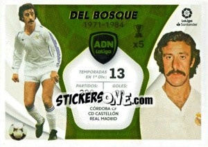 Sticker Del Bosque - Real Madrid (8) - Liga Spagnola 2021-2022 n. 618 - Colecciones ESTE