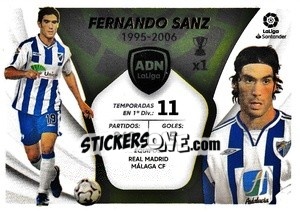 Sticker Fernando Sanz - Málaga Cf (9) - Liga Spagnola 2021-2022 n. 619 - Colecciones ESTE