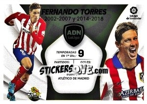 Figurina Fernando Torres - Atlético de Madrid (10) - Liga Spagnola 2021-2022 - Colecciones ESTE