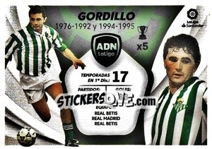 Figurina Gordillo - Real Betis (12) - Liga Spagnola 2021-2022 - Colecciones ESTE