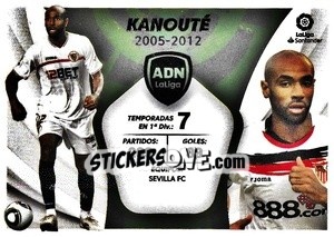 Sticker Kanouté - Sevilla FC (16) - Liga Spagnola 2021-2022 n. 626 - Colecciones ESTE