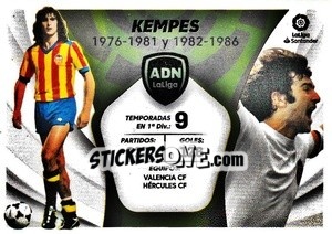 Figurina Kempes - Valencia CF (17) - Liga Spagnola 2021-2022 - Colecciones ESTE