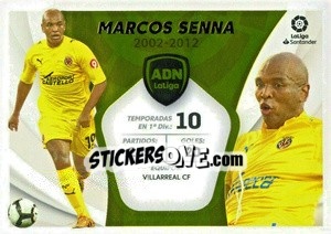Sticker Marcos Senna - Villarreal CF (20) - Liga Spagnola 2021-2022 - Colecciones ESTE