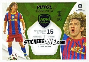 Sticker Puyol - FC Barcelona (23) - Liga Spagnola 2021-2022 n. 633 - Colecciones ESTE