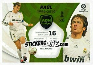 Sticker Raúl González - Real Madrid (25) - Liga Spagnola 2021-2022 n. 635 - Colecciones ESTE