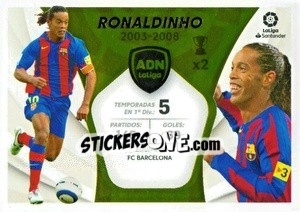 Sticker Ronaldinho - FC Barcelona (26) - Liga Spagnola 2021-2022 - Colecciones ESTE