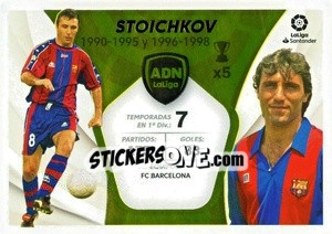 Figurina Stoichkov - FC Barcelona (28) - Liga Spagnola 2021-2022 - Colecciones ESTE