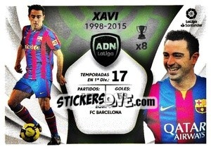 Sticker Xavi - FC Barcelona (31) - Liga Spagnola 2021-2022 n. 641 - Colecciones ESTE