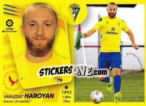 Sticker 5 Haroyan (Cadiz CF) - Liga Spagnola 2021-2022 n. 655 - Colecciones ESTE