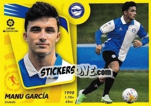 Sticker 6 Manu García (Deportivo Alavés) - Liga Spagnola 2021-2022 n. 656 - Colecciones ESTE