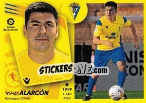 Sticker 10 Alarcón (Cadiz CF) - Liga Spagnola 2021-2022 n. 660 - Colecciones ESTE