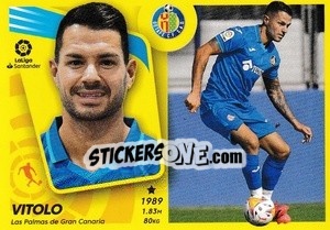 Sticker 14 Vitolo (Getafe CF) - Liga Spagnola 2021-2022 n. 664 - Colecciones ESTE