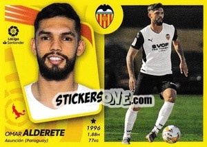 Figurina 16 Alderete (Valencia CF) - Liga Spagnola 2021-2022 - Colecciones ESTE