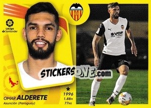 Sticker 16 Alderete (Valencia CF) - Liga Spagnola 2021-2022 n. 666 - Colecciones ESTE