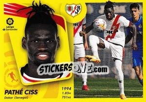Sticker 23 Pathé Ciss (Rayo Vallecano) - Liga Spagnola 2021-2022 n. 673 - Colecciones ESTE