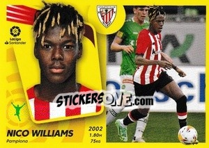 Sticker 26 Nico Williams (Athletic Club) - Liga Spagnola 2021-2022 n. 676 - Colecciones ESTE