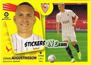 Sticker 31 Augustinsson (Sevilla FC) - Liga Spagnola 2021-2022 n. 681 - Colecciones ESTE