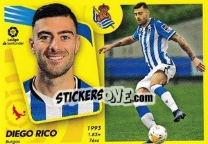 Cromo 36 Diego Rico (Real Sociedad) - Liga Spagnola 2021-2022 - Colecciones ESTE