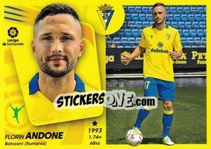 Sticker 37 Andone (Cadiz CF) - Liga Spagnola 2021-2022 - Colecciones ESTE