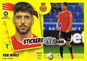 Figurina 38 Fer Niño (RCD Mallorca) - Liga Spagnola 2021-2022 - Colecciones ESTE