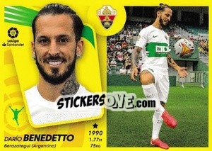 Cromo 42 Benedetto (Elche CF) - Liga Spagnola 2021-2022 - Colecciones ESTE