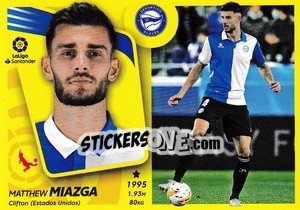 Sticker 44 Miazga (Deportivo Alavés) - Liga Spagnola 2021-2022 n. 694 - Colecciones ESTE