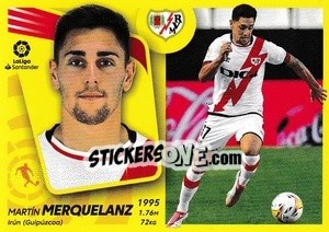 Figurina 45 Merquelanz (Rayo Vallecano) - Liga Spagnola 2021-2022 - Colecciones ESTE