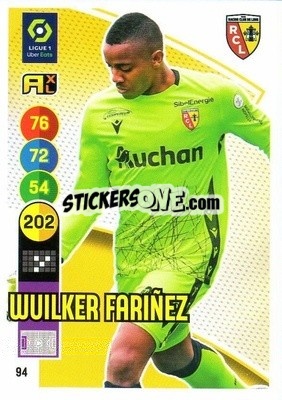 Sticker Wuilker Faríñez - FOOT 2021-2022. Adrenalyn XL - Panini