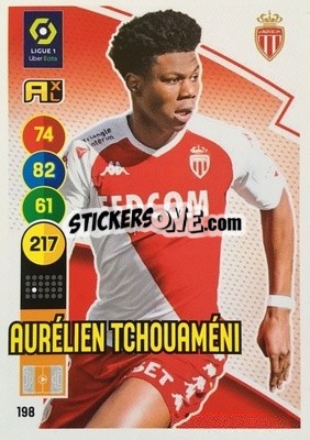 Sticker Aurélien Tchouaméni - FOOT 2021-2022. Adrenalyn XL n. 198 - Panini