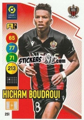 Sticker Hicham Boudaoui - FOOT 2021-2022. Adrenalyn XL n. 251 - Panini