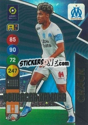 Sticker Boubacar Kamara - FOOT 2021-2022. Adrenalyn XL n. 457 - Panini