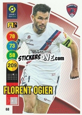 Sticker Florent Ogier - FOOT 2021-2022. Adrenalyn XL n. 68 - Panini