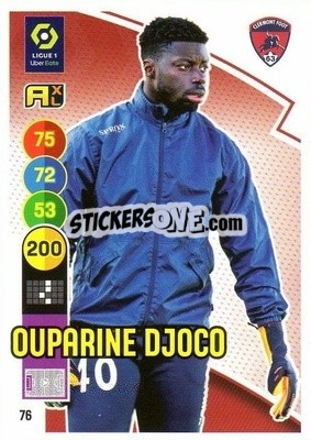 Figurina Ouparine Djoco - FOOT 2021-2022. Adrenalyn XL - Panini