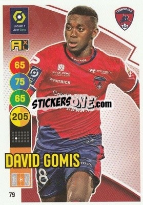 Sticker David Gomis - FOOT 2021-2022. Adrenalyn XL n. 79 - Panini