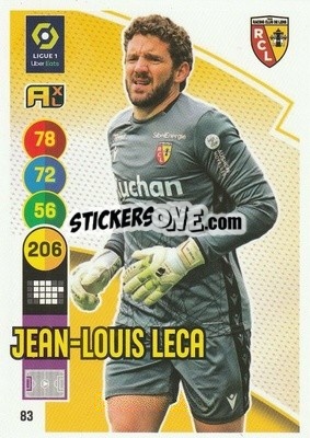 Sticker Jean-Louis Leca - FOOT 2021-2022. Adrenalyn XL - Panini