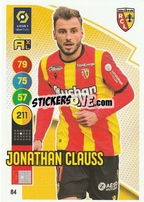 Sticker Jonathan Clauss - FOOT 2021-2022. Adrenalyn XL n. 84 - Panini