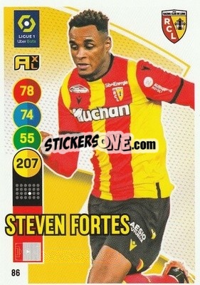 Sticker Steven Fortès - FOOT 2021-2022. Adrenalyn XL n. 86 - Panini