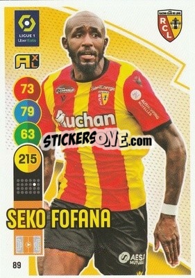 Sticker Seko Fofana - FOOT 2021-2022. Adrenalyn XL n. 89 - Panini