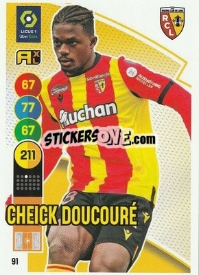 Sticker Cheick Doucouré - FOOT 2021-2022. Adrenalyn XL n. 91 - Panini