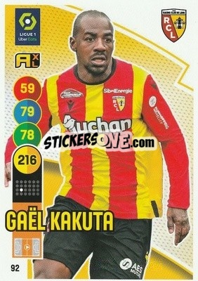Sticker Gael Kakuta - FOOT 2021-2022. Adrenalyn XL n. 92 - Panini