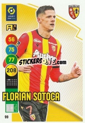 Sticker Florian Sotoca - FOOT 2021-2022. Adrenalyn XL - Panini