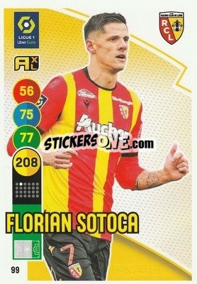 Sticker Florian Sotoca - FOOT 2021-2022. Adrenalyn XL n. 99 - Panini