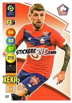 Sticker Xeka - FOOT 2021-2022. Adrenalyn XL n. 107 - Panini