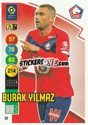 Sticker Burak Yilmaz - FOOT 2021-2022. Adrenalyn XL n. 111 - Panini