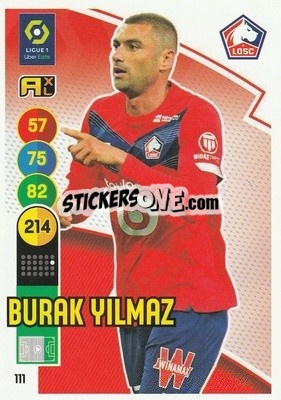 Figurina Burak Yilmaz - FOOT 2021-2022. Adrenalyn XL - Panini