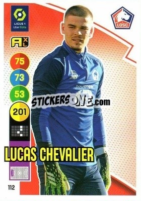 Cromo Lucas Chevalier - FOOT 2021-2022. Adrenalyn XL n. 112 - Panini