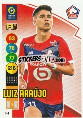 Sticker Luiz Araújo - FOOT 2021-2022. Adrenalyn XL - Panini